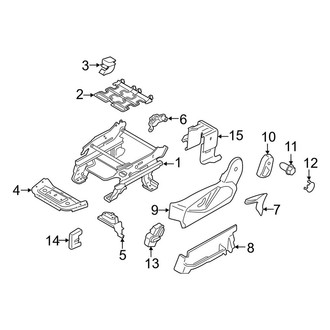 Ford OE - Seats & Tracks - Tracks & Components (Driver Seat)