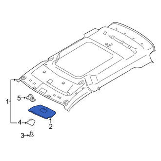 Ford OE - Left Sun Visor