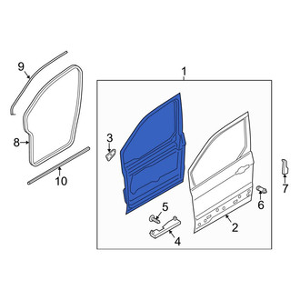 Ford OE - Rear Left Door Shell