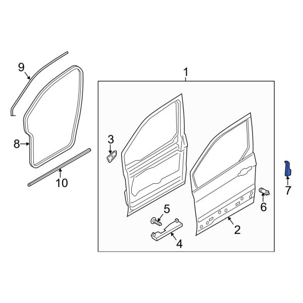 Door Interior Trim Panel Insulator