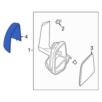 Ford OE - Front Left Door Mirror Cover