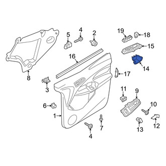 Ford OE - Front Left Door Trim Panel Pocket