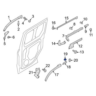 Ford OE - Door Shell Nut