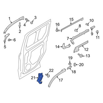 Ford OE - Right Lower Sliding Door Roller