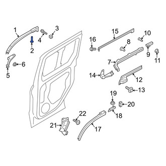 Ford OE - Sliding Door Track Screw