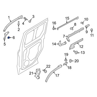 Ford OE - Sliding Door Roller Nut