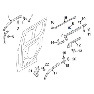 Ford OE - Sliding Door Track Screw