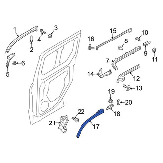Ford OE - Right Lower Sliding Door Track