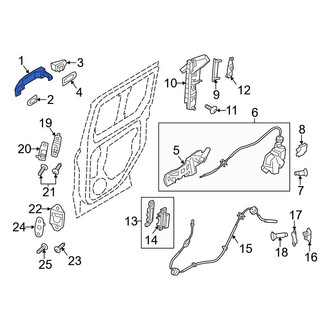 Ford OE - Right Outer Sliding Door Handle