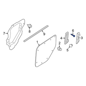 Ford OE - Interior Door Handle Trim Screw