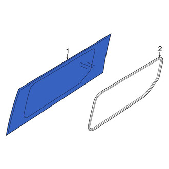 Ford OE - Right Sliding Door Glass