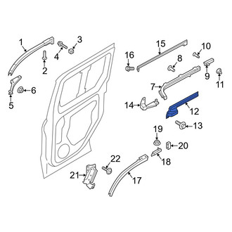 Ford OE - Right Inner Door Check Cover