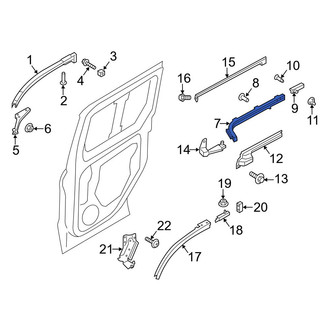 Ford OE - Center Left Sliding Door Track