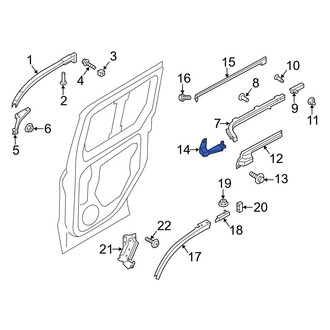 Ford OE - Left Door Hinge