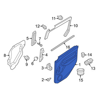 Ford OE - Right Inner Sliding Door Trim Panel