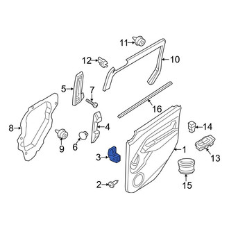 Ford OE - Door Interior Trim Panel Nut