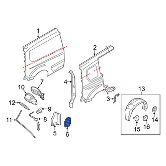 Ford OE - Rear Right Quarter Panel Vent