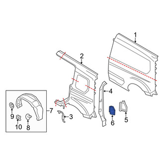 Ford OE - Rear Left Quarter Panel Vent