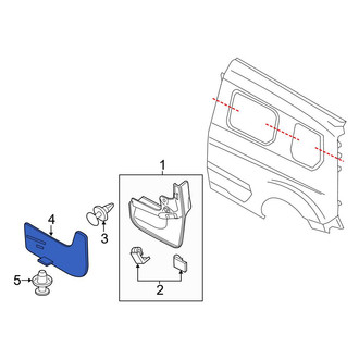 Ford OE - Rear Left Mud Guard