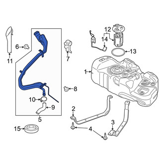 Ford OE - Fuel Tank Filler Neck