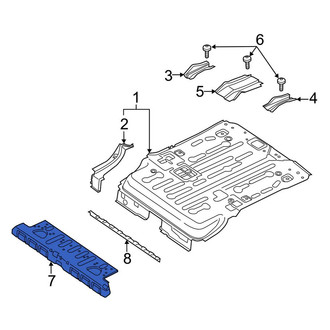 Ford OE - Rear Center Floor Pan