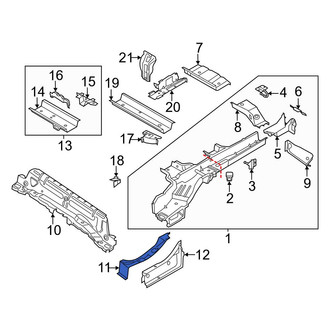 Ford OE - Front Left Outer Frame Side Member Reinforcement