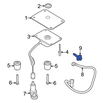 Ford OE - Spare Tire Lock Bolt