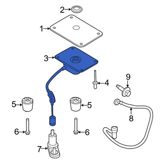 Ford OE - Rear Spare Tire Hoist