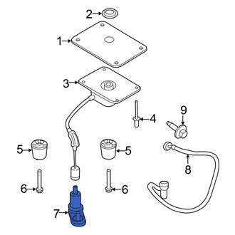 Ford OE - Spare Tire Bracket