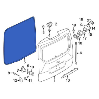 Ford OE - Rear Hatch Seal