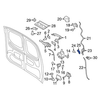 Ford OE - Rear Left Inner Interior Door Handle