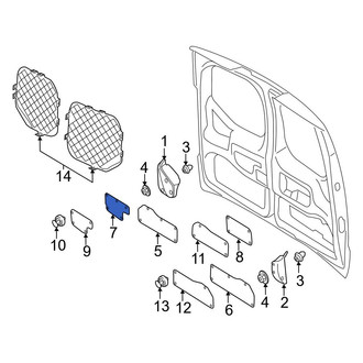 Ford OE - Rear Right Lower Door Panel Insert