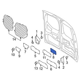 Ford OE - Rear Left Upper Door Panel Insert