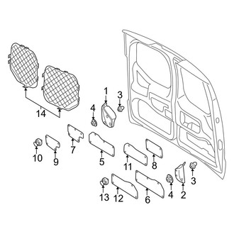 Ford OE - Back Door - Interior Trim