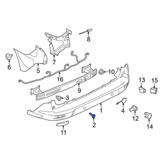 Ford OE - Lower Bumper Cover Screw