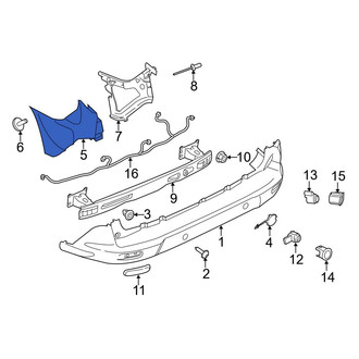 Ford OE - Rear Left Bumper Corner Cover