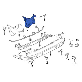 Ford OE - Left Bumper Corner Cover Bracket