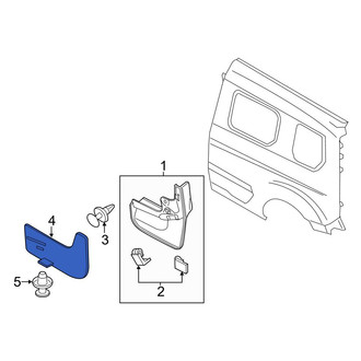 Ford OE - Rear Right Mud Guard