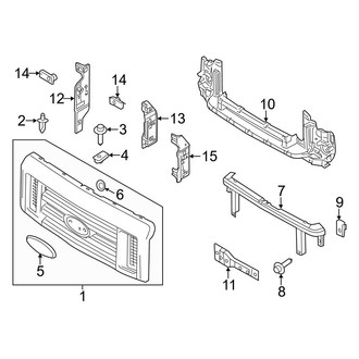 Ford OE - Grille & Components (Cutaway / Cutaway Van)