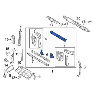 Ford OE - Front Radiator Support Panel