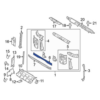 Ford OE - Front Lower Radiator Support Panel