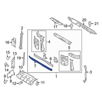 Ford OE - Front Lower Radiator Support Panel
