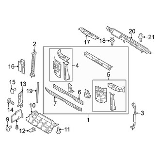 Ford OE - Radiator Support (Cutaway / Cutaway Van)
