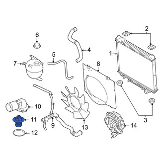 Ford OE - Engine Coolant Thermostat