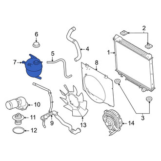 Ford OE - Engine Coolant Reservoir