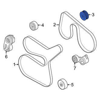 Ford OE - Accessory Drive Belt Idler Pulley
