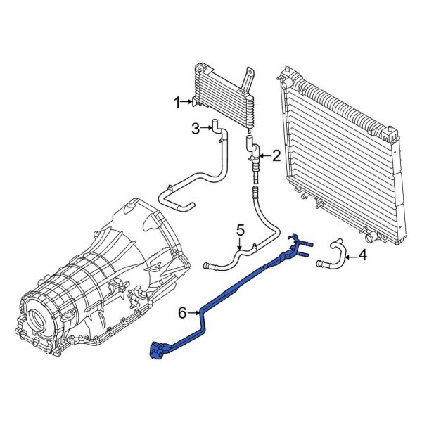 Automatic Transmission Oil Cooler Tube