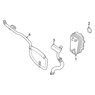 Ford OE - Cooling - Oil Cooler (Cutaway)