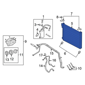 Ford OE - A/C Condenser