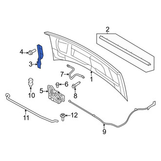 Ford OE - Front Left Hood Hinge